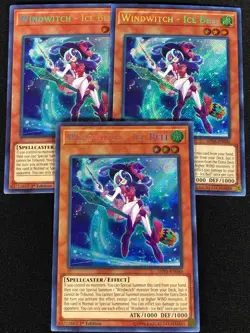 Yugioh Windwitch Ice Bell SHVA-EN046 1ST SECRET X3 (NM) - Image 1