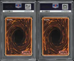 Yugioh Blue Eyes White Dragon 1st + Dark Magician Girl 1st PSA 10 GEM MINT Duo - Image 2