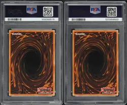 Yugioh Blue Eyes White Dragon 1st + Dark Magician Girl 1st PSA 10 GEM MINT Duo - Image 4