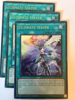 YUGIOH-3x- Ultimate Slayer - RA02-EN070 - Ultra Rare - 1st Edition - (PLAYSET) - Image 1