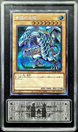 2025 Yu-Gi-Oh! Cards JPN. Metal Tags Blue Eyes White Dragon SER PCG 9 MINT - Image 3