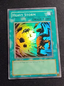 Heavy Storm 1st Edition MRD-142 Super Rare Yu-Gi-Oh Card Lightly Played LP - Image 11