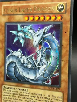 Cyber Laser Dragon SOI-EN007 Ultimate Rare Unlimited Edition YuGiOh Card - Image 5