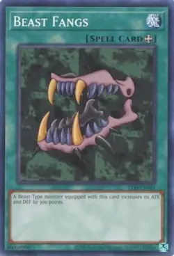 Beast Fangs - LOB-EN041 - Common - Unlimited 25th Anniversary Edition - Near Min - Image 1