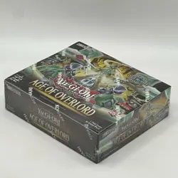 Yugioh Age of Overlord Booster Box 1st Edition Factory Sealed 24 Pack Konami - Image 5