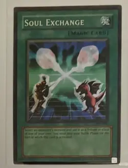 SOUL EXCHANGE SDY-041 Yu Gi OH! Unlimited Card SUPER RARE HOLO  EX - Image 3