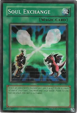 SOUL EXCHANGE SDY-041 Yu Gi OH! Unlimited Card SUPER RARE HOLO  EX - Image 5
