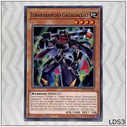 Zubababancho Gagagacoat - LDS3-EN125 - Common 1st Edition Yugioh - Image 2