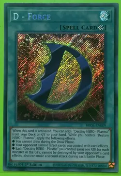 D - Force BROL-EN009 1st Edition Secret Rare LP - Image 2