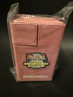 Yugioh PINK Regional WCQ Deck Box-WorldChampionshipQualifier SEALED TOWER - Image 2