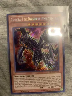 Gandora-X the Dragon of Demolition MVP1-ENS49 The Dark Side of Dimensions Movie Pack Secret Edition 1st Edition - Image 2