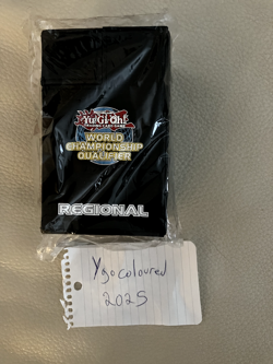 NEW! Yu-Gi-Oh! REGIONAL TOP PLAYER WCQ Deck Box BLACK SEALED - Image 2