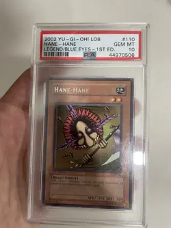 Yu-Gi-Oh! PSA 10 Hane-Hane Rare 1st Edition LOB-110 GEM MINT !!! - Image 1