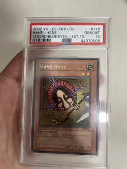 Yu-Gi-Oh! PSA 10 Hane-Hane Rare 1st Edition LOB-110 GEM MINT !!! - Image 5