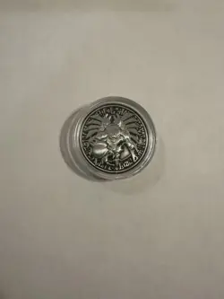 YuGiOh Official YCS Pre-Reg Coin Silver |  E.H Shining Wingman | Konami - Image 3