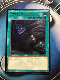 *** TWIN TWISTERS *** ULTIMATE RARE OP12-EN002 (NM) OTS PACK YUGIOH! - Image 2