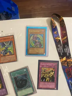 Yu-Gi-Oh Vintage Card Lot & Movie Laynards, Dark Magician, Blue Eyes Dragon - Image 2