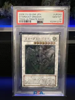 Yu-Gi-Oh! Japanese Ultimate Rare Stardust Dragon TDGS-JP040 GEM MINT PSA 10 - Image 3