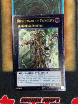 Yugioh Hierophant Of Prophecy REDU-EN045 Ultimate Rare LP - Image 1