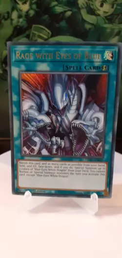 Rage with Eyes of Blue ULTRA RARE 1st Ed VLP LDS2-EN029 - Image 2