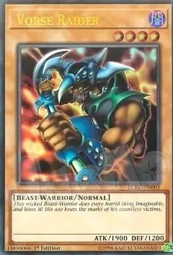 Yugioh - Vorse Raider - 1st Edition Ultra Rare NM - Free Holographic Card - Image 1