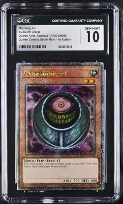 Morphing Jar (Quarter Century Secret Rare) RA03-EN098 Quarter Century Bonanza 1st Edition - Image 2