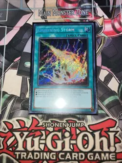 Lightning Storm Secret Rare RA01-EN061 Yugioh - Image 1