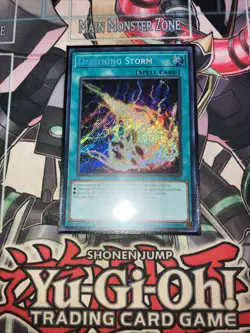 Lightning Storm Secret Rare RA01-EN061 Yugioh - Image 3