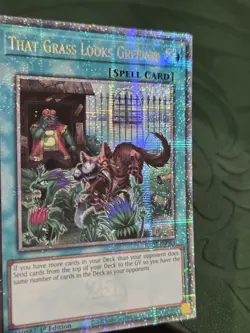 Yugioh That Grass Looks Greener RA03-EN063 Quarter Century Secret Rare 1st Ed NM - Image 10