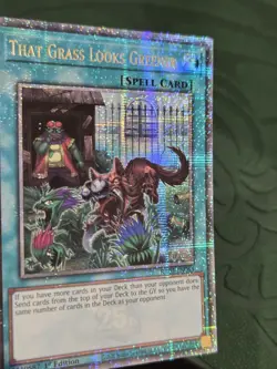 Yugioh That Grass Looks Greener RA03-EN063 Quarter Century Secret Rare 1st Ed NM - Image 5
