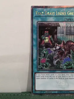 Yugioh That Grass Looks Greener RA03-EN063 Quarter Century Secret Rare 1st Ed NM - Image 8