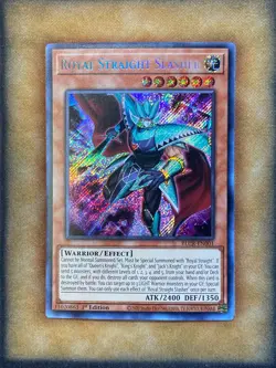 Yugioh Royal Straight Slasher BLCR-EN001 Secret Rare 1st Ed NM - Image 2