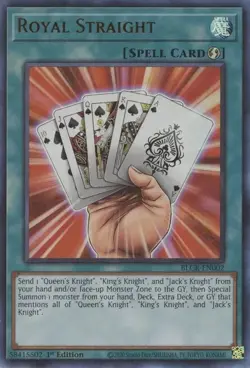 YUGIOH 1ST BLCR-EN002 ROYAL STRAIGHT ULTRA RARE NEAR MINT (NM) - Image 2