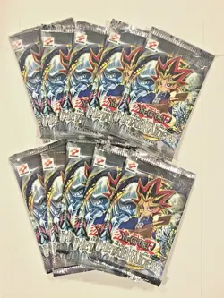 5x Packs Yu-Gi-Oh Metal Raiders Unlimited Square Logo Sealed Unweighed MRD HTF - Image 3