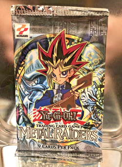 5x Packs Yu-Gi-Oh Metal Raiders Unlimited Square Logo Sealed Unweighed MRD HTF - Image 6