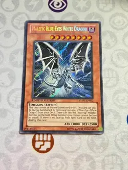 Malefic Blue-Eyes White Dragon - Secret Rare - YMP1-EN002 (LP) - Yugioh - Image 1