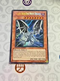 Malefic Blue-Eyes White Dragon - Secret Rare - YMP1-EN002 (LP) - Yugioh - Image 2