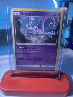 Mewtwo SM77 Sun & Moon Promos 2019 Holo Rare Holofoil Pokemon TCG Card - NM - Image 1
