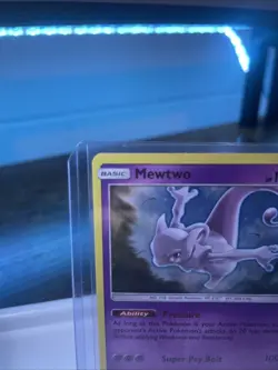 Mewtwo SM77 Sun & Moon Promos 2019 Holo Rare Holofoil Pokemon TCG Card - NM - Image 2