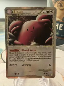 Blissey Prime 106/123 Heart Gold & Soul Silver HGSS Holo Rare Pokemon Card - LP - Image 1