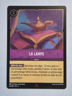 Disney Card Lorcana Chapter 3 The Lamp 64/204 Rare Foil TCG New w/sleeve EN - Image 1