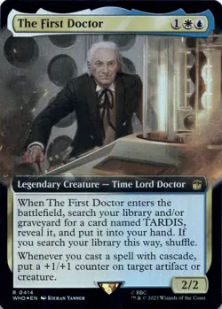 The First Doctor (Extended Art Foil) Universes Beyond: Doctor Who - Magic MTG NM - Image 1