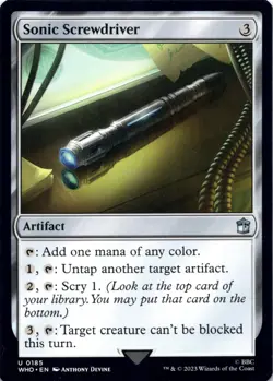 Sonic Screwdriver (0185) Universes Beyond: Doctor Who - Magic MTG NM - Image 1