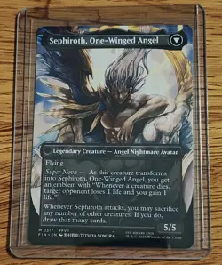 Final Fantasy MTG Magic The Gathering Sephiroth, Fabled SOLDIER/One-Winged ANGEL - Image 2