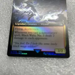 MTG Black Waltz No. 3 (Extended Art) Foil FF Magic The Gathering-LOOK-READ - Image 4
