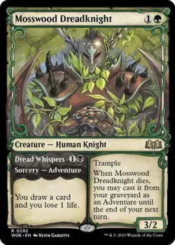 Mosswood Dreadknight (Showcase) - Near Mint MTG Wilds of Eldraine - Image 1