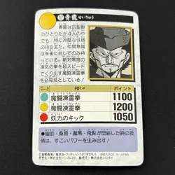 SEIRYU #37 Yu Yu Hakusho Carddass Card BANDAI 1993 Japan Banpresto e217 - Image 8