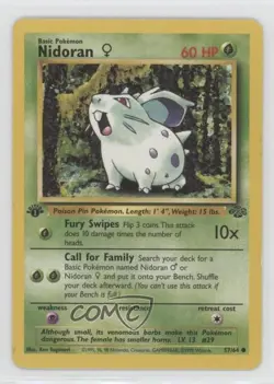 Nidoran F 1st Ed. Pokemon Jungle #57 1999 0l4h - Image 1