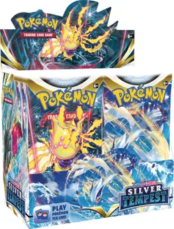 Pokemon Sword & Shield Silver Tempest Booster Box - Factory Sealed -  36 Cards - Image 1