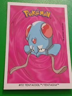 Pokémon Card #72 TENTACOOL BLOOMER 2001 - Image 1